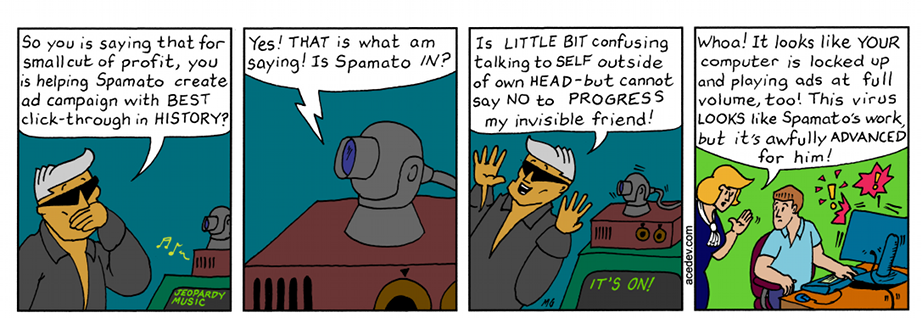 acedev comic, webcomic for Wednesday 05 Jul 2017
